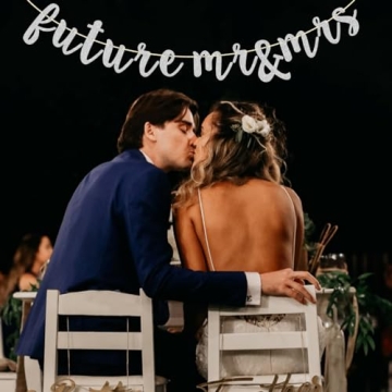 Future Mr & Mrs Glitter Banner for Engagements & Weddings