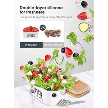 Elegant Butter Dish with Lid for Freshness and Style