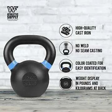 Premium Powder Coated Kettlebells for All Fitness Levels