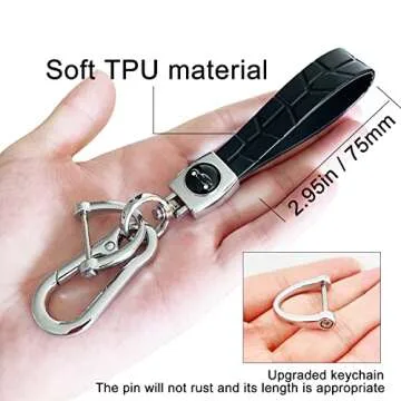 TANDRIVE Key Fob Cover For 2018-2024 Jeep Wrangler Gladiator JL JLU Sahara Rubicon The Sport JT Overland Sport S(2 3 4-Buttons, Black)