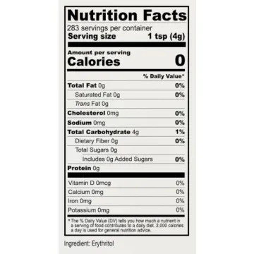 Anthony's Erythritol Granules for Baking and Beverages