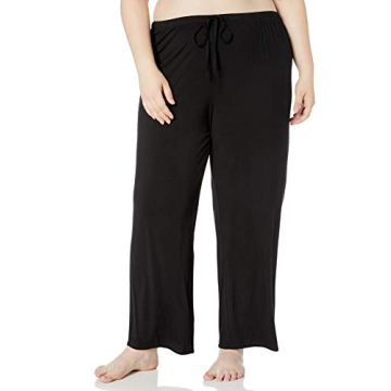 Natori Women's Feathers Knit Long Sleeve PJ in Black