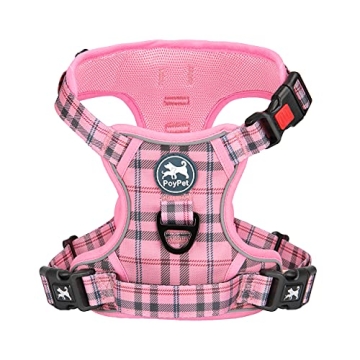 PoyPet No Pull Dog Harness - Comfortable, Adjustable & Reflective for Safe Walks