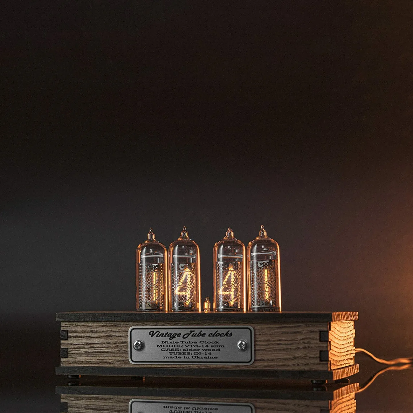 Nixie Tube Clock with Motion Sensor & Spare IN-14 Tube