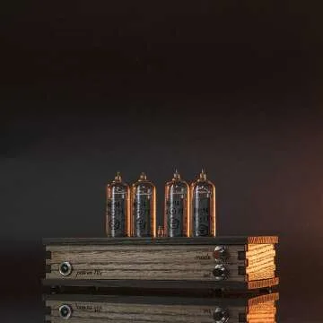 Nixie Tube Clock with Motion Sensor & Spare IN-14 Tube