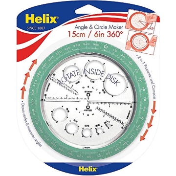 Helix Angle and Circle Maker with Integrated Templates