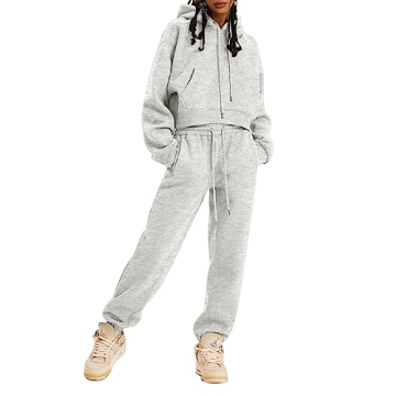Flygo Women's Fleece 2 Piece Sweatsuit for Maximum Comfort