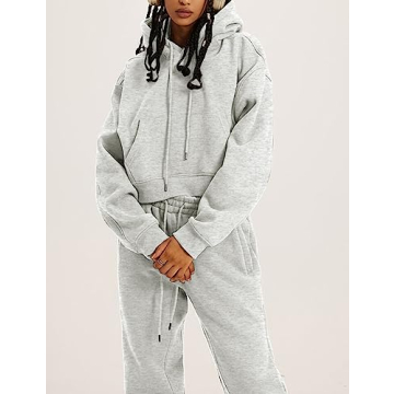Flygo Women's Fleece 2 Piece Sweatsuit for Maximum Comfort