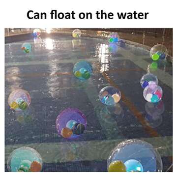 lightsfever Clear Balloons, Bobo Balloons, Transparent Balloons, Wedding bubble balloons, Wedding Pa...