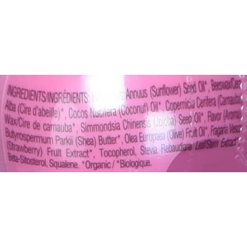 100% Natural Strawberry Sorbet Lip Balm - 0.25 oz