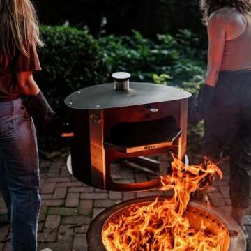 Live-Fire Pizza Oven | Corten Steel & USA Made