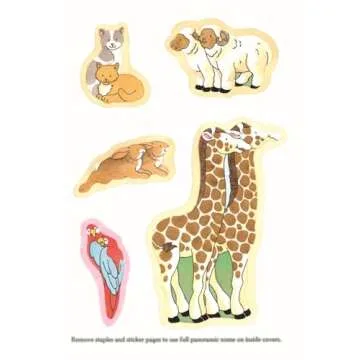 Make Your Own Noah's Ark with 23 Stickers for Kids