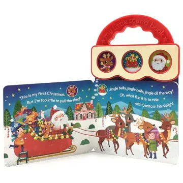 Jingle Bells Interactive Christmas Board Book for Toddlers