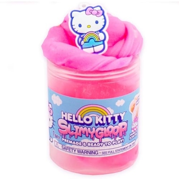 Hello Kitty SLIMYGLOOP 8oz Scented Slime with Collectible Charm