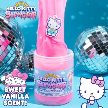 Hello Kitty SLIMYGLOOP 8oz Scented Slime with Charm