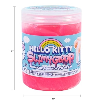 Hello Kitty SLIMYGLOOP 8oz Scented Slime with Charm