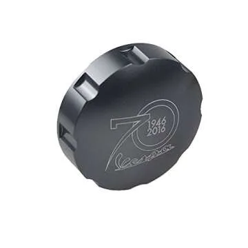 PRO-KODASKIN Gas Fuel Tank Filler Cap for VESPA GTS GTV LX Primavera Sprint 70th Anniversary (Titanium)