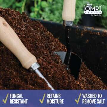 MagJo Naturals 100% Pure Coco Coir for Thriving Gardens
