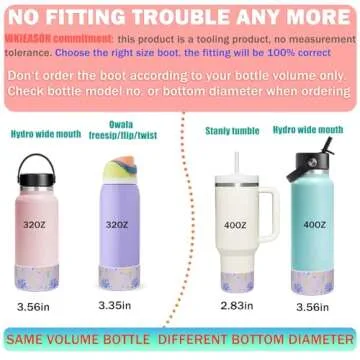WK IEASON Silicone Boot – Protect Your Hydro Flask 32OZ 40OZ