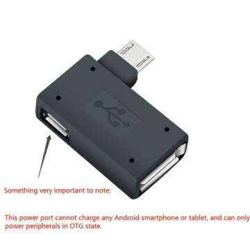 HOXIBSL OTG Cable Adapter for Fire Stick - 3-Pack