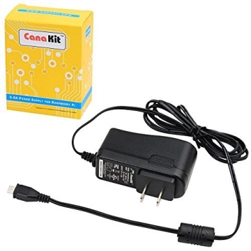 CanaKit 5V 2.5A Power Adapter for Raspberry Pi 3 B+ (UL Listed)