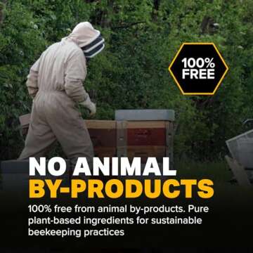 Mann Lake Ultra Bee Pollen Substitute Patties, High Protein, Boosts Brood, Healthy Colony, Beekeeper Essential, Free from Animal by-Products, Rich in Vitamins & Amino Acids, 10 Lbs