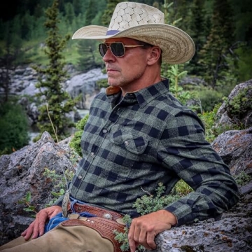 Dubinik Mens Flannel Shirts Classic Comfortable Casual Wear