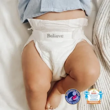 Believe Bamboo Diapers 100% Natural Soft Absorbent Size 4