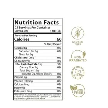 Pride Of India - Natural Crystal Rock Sugar Whole - 12 oz (340 gm) Medium Dual Sifter Jar - Authentic Indian Sugar Crystals - Used to Sweeten Milk or Tea - Offers Best Value for Money