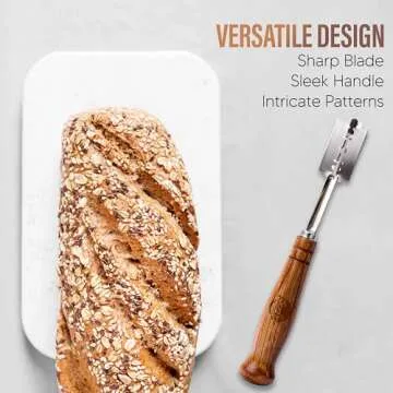 RICCLE Bread Lame Slashing Tool, Dough Scoring Knife with 15 Razor Blades and Storage Cover
