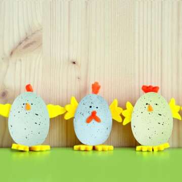 Winlyn 40 Pcs Easter Eggs Artificial Speckled Foam Eggs Pastel Green Blue Decorative Eggs 2.1" for Neutral Spring Easter Table Decor Bowl Basket Filler DIY Wreath Party Favor