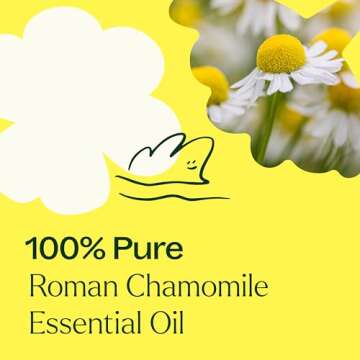 Plant Therapy Roman Chamomile Essential Oil 100% Pure, Undiluted, Natural Aromatherapy, Therapeutic Grade 5 mL (1/6 oz)