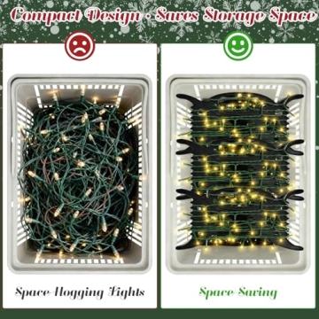 Christmas Lights Storage Holder for Easy Organization