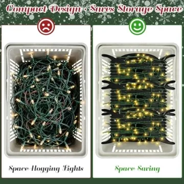 Christmas Lights Storage Holder for Easy Organization