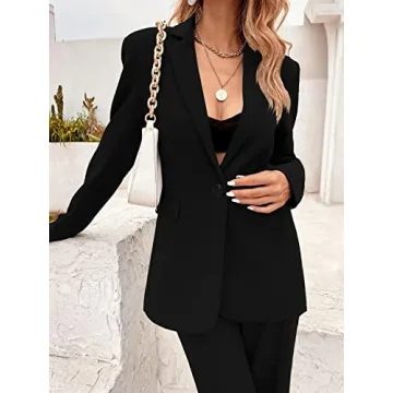 Febriajuce Women's Stylish Oversized Blazer for Any Occasion