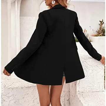 Febriajuce Women's Stylish Oversized Blazer for Any Occasion