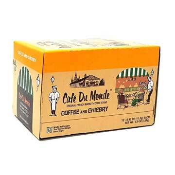 Cafe Du Monde Dark Roast Pods Coffee and Chicory Single Serve Cups (72 Count)