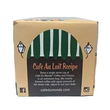 Cafe Du Monde Dark Roast Coffee Pods 72 Count