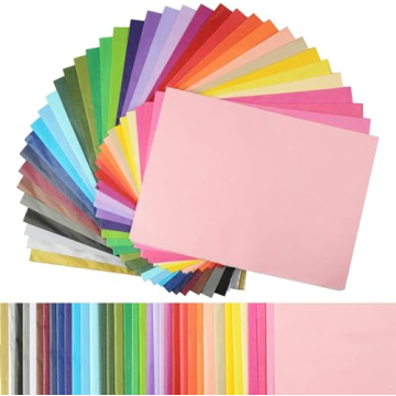 Simetufy 360 Sheets Multicolor Tissue Paper for Crafts