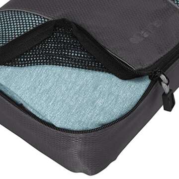 eBags Classic Medium 3 Piece Packing Cube Set (Aquamarine)