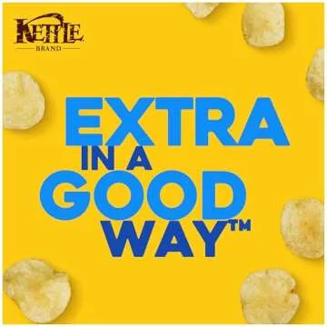 Kettle Brand Sea Salt and Vinegar Kettle Potato Chips, Gluten-Free, Non-GMO, 7.5 oz Bag