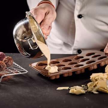 PATIKIL 5PCS Polymer Clay Mold, Clay Mold Fondant Mold 3D Baroque Iod-Mold Silicone for Crafts Air Dry DIY Cakes Chocolate Candy Sugar Baking, Grey