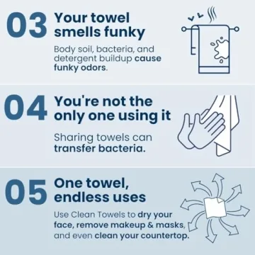 Biobased Clean Towels XL - 100 ct, 2 Pack for Skin