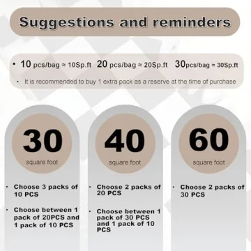 Vinyl Peel and Stick Floor Tile Easy to Install Waterproof