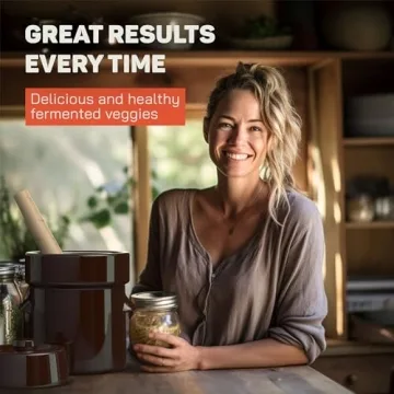 Kenley 1/2 Gallon Fermentation Crock for Pickling