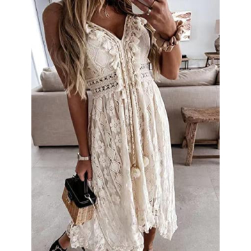 Stylish CUPSHE Summer Lace Maxi Dress for Women
