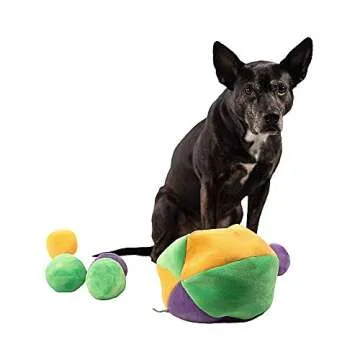 Midlee Hide a Ball Puzzle Toy for Dogs | 8 Plush Balls