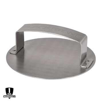 Blackstone Burger Press – Hamburger Patty Maker for Stuffed Burgers, Sliders, 5085, Non Stick, Easy Release Beef Patties Mold for Griddle, Grill, BBQ, Barbecue, Barbeque Accessories,Silver