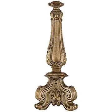 Barnes and Ivy Dubois Traditional French Country Console Table Lamp 37.25" Tall Antique Gold Crystal Chandelier Drum Shade Decor for Living Room Bedroom House Bedside Home Office Family