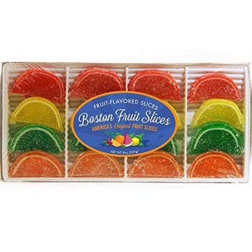 Boston Fruit Slices - 8oz Tray - America's Original Fruit Slices - Vegan, Gluten Free, Completely Al...